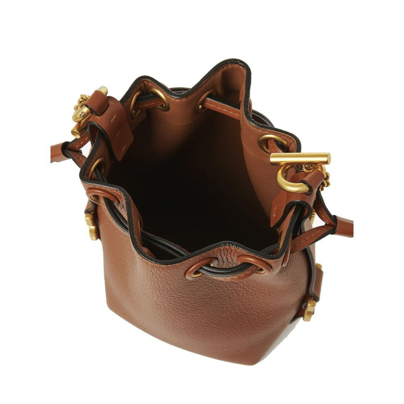 Chloé Brown Calfskin Bucket Bag