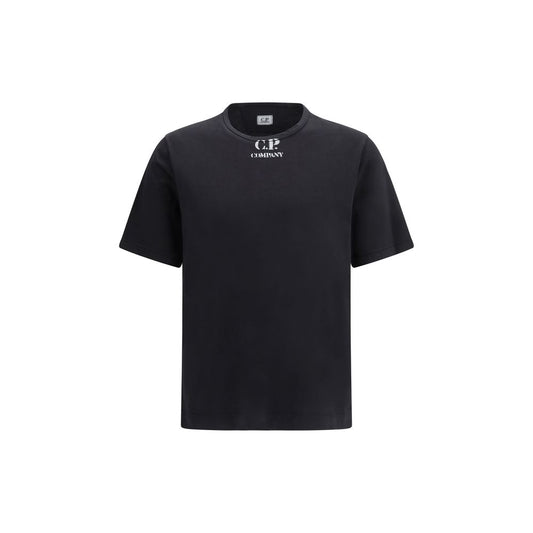 C.P. Company Black Cotton Printed Pogo T-Shirt