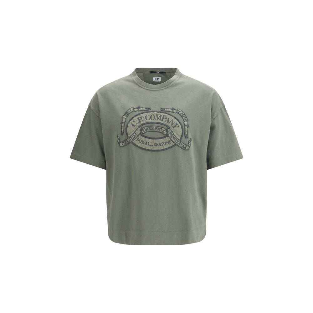C.P. Company Bicolor Cotton T-Shirt - Modern Boxy Fit