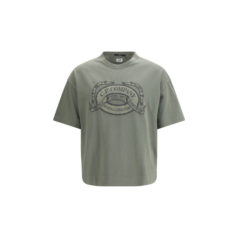 C.P. Company Tweekleurig Katoenen T-shirt