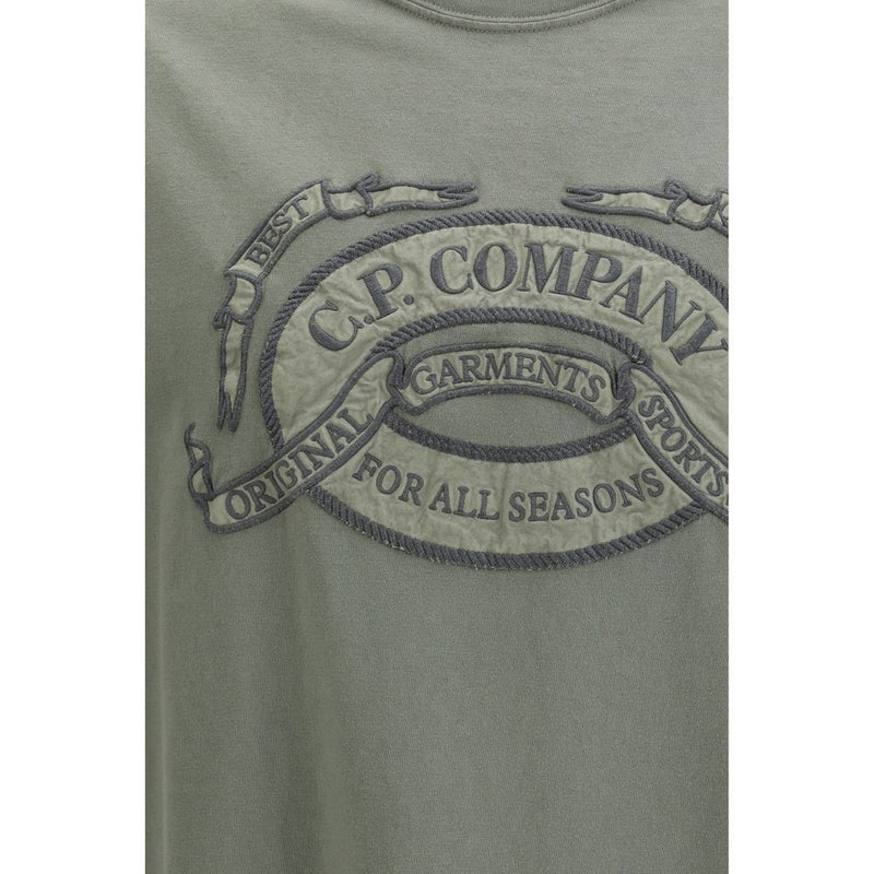 C.P. Company Tweekleurig Katoenen T-shirt