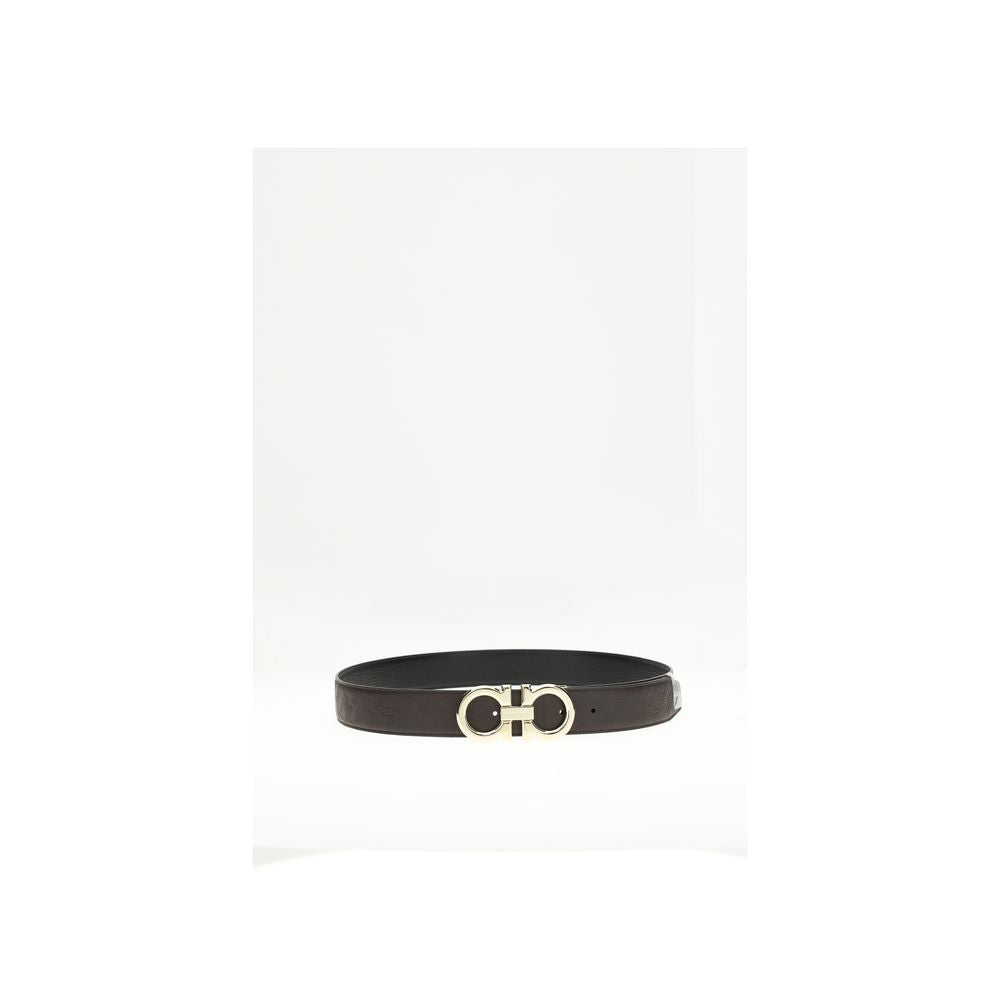 Ceinture Ferragamo Bos Taurus Regular en cuir de veau marron