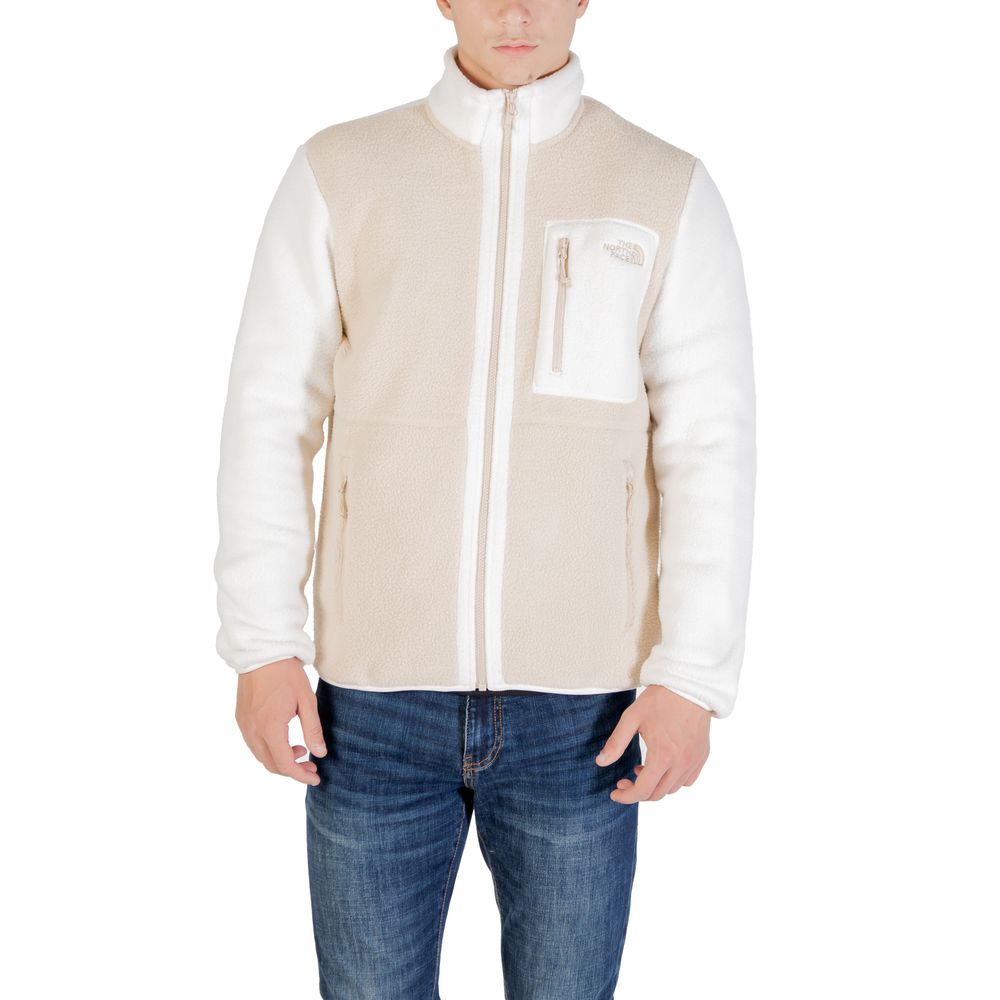 The North Face M Yumiori Full Zip Beige Polyester Sweatshirt