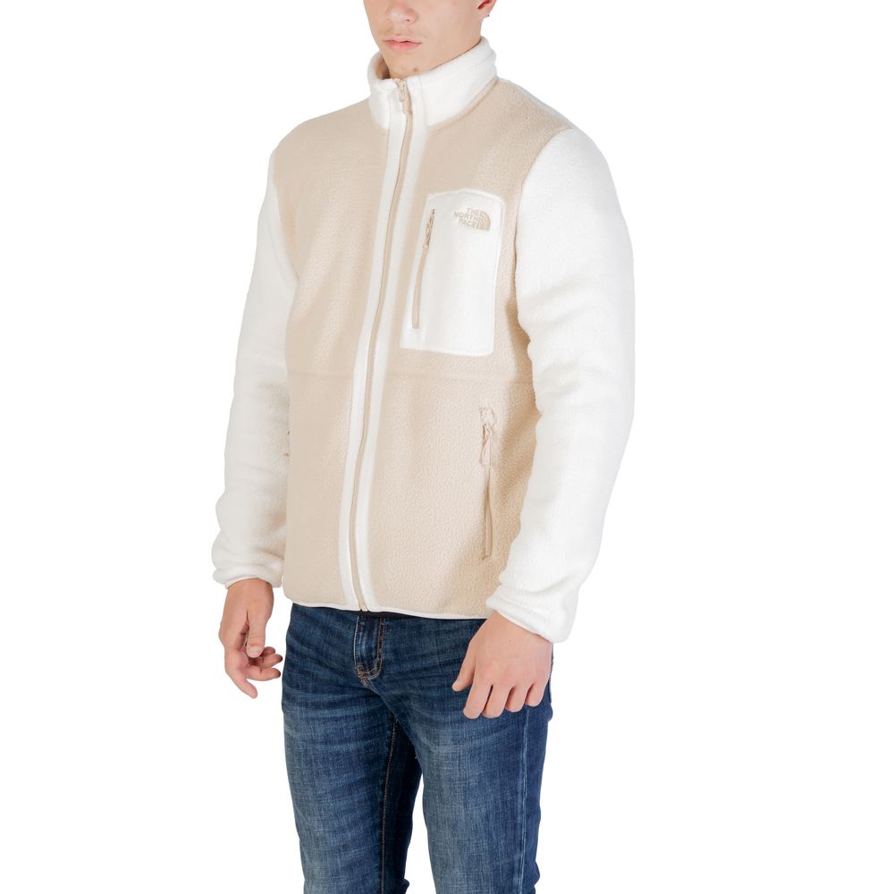 The North Face M Yumiori Full Zip Beige Polyester Sweatshirt