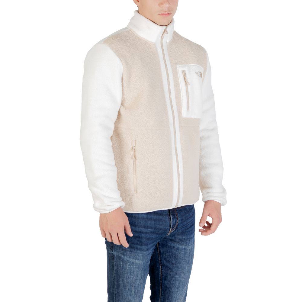 The North Face M Yumiori Full Zip Beige Polyester Sweatshirt