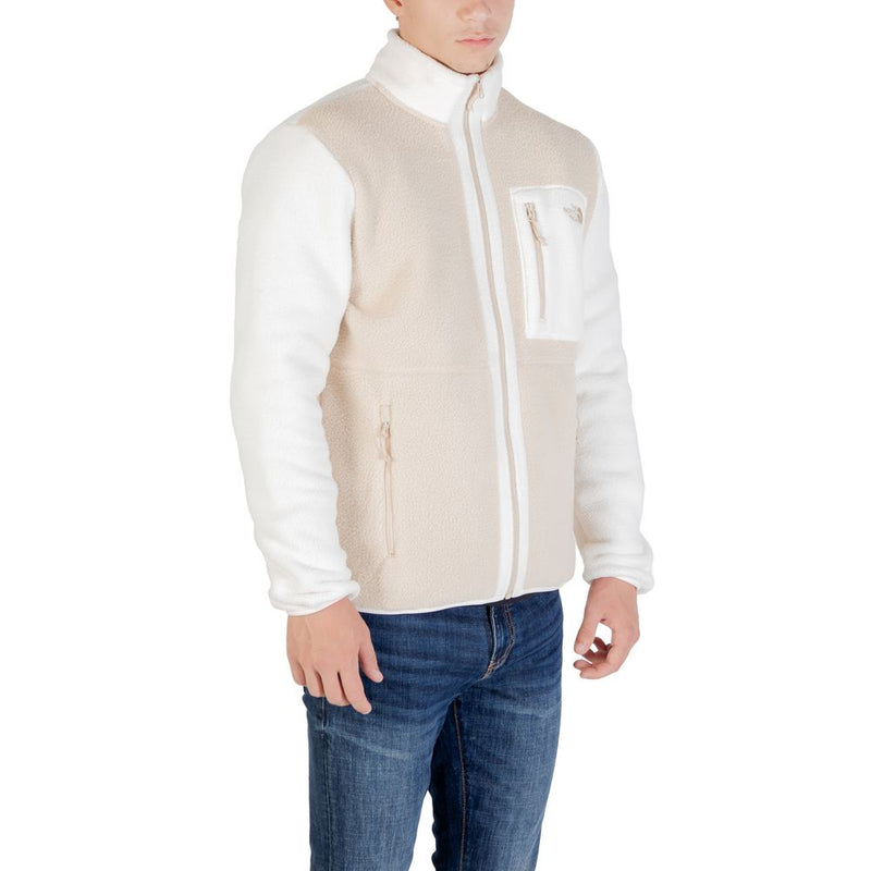 The North Face M Yumiori Full Zip Beige Polyester Sweatshirt