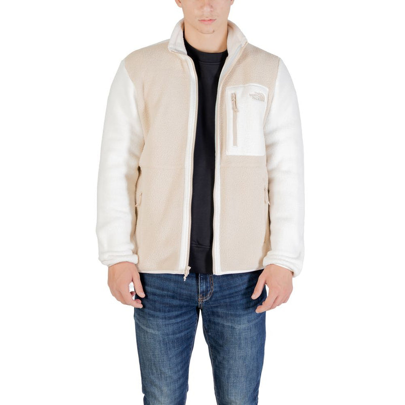 The North Face M Yumiori Full Zip Beige Polyester Sweatshirt