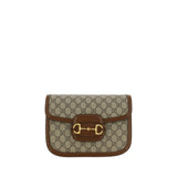 Gucci Beige Horsebit Shoulder Bag - Stylish & Versatile