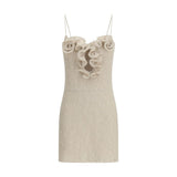 Magda Butrym Beige Lyocell Casual Dress for Summer