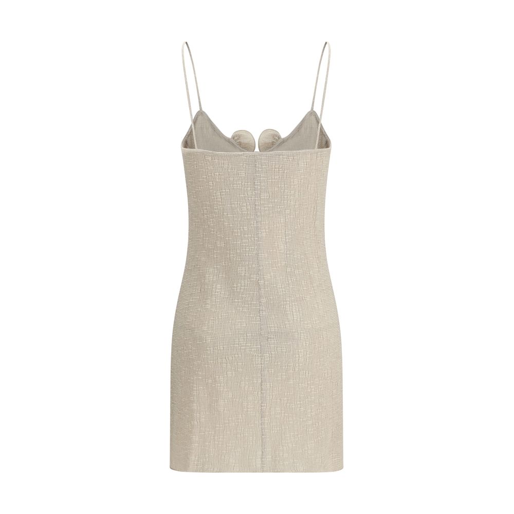 Magda Butrym Beige Lyocell Casual Dress for Summer