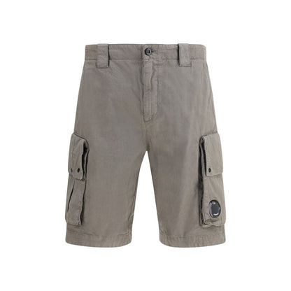 C.P. Company Grijze Katoenen Bermuda Shorts