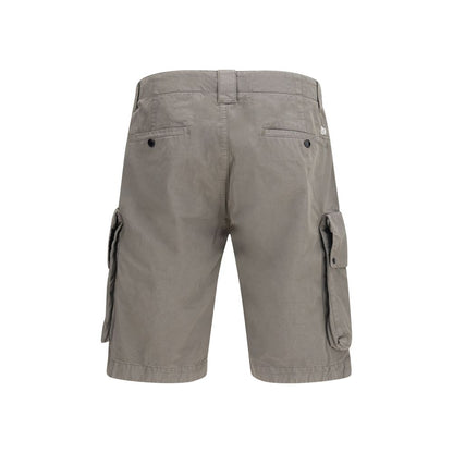 C.P. Company Grijze Katoenen Bermuda Shorts