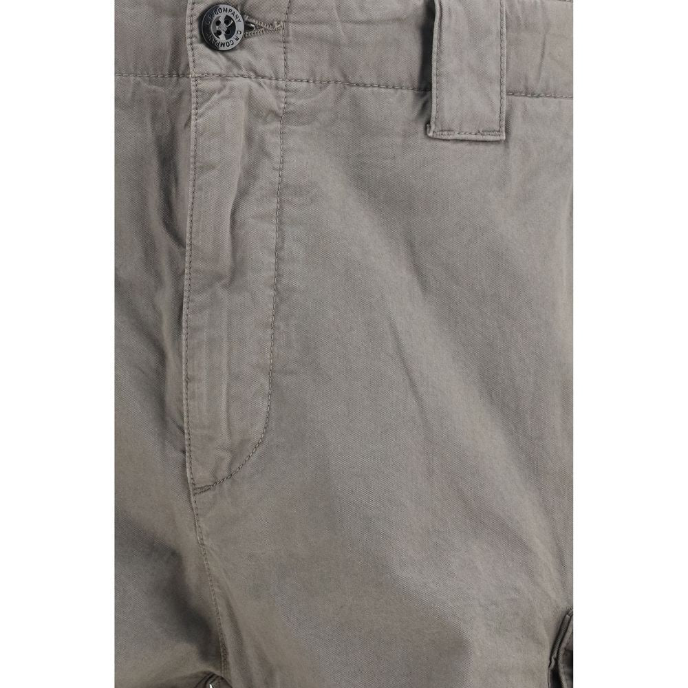 C.P. Company Gray Cotton Bermuda Shorts for Men
