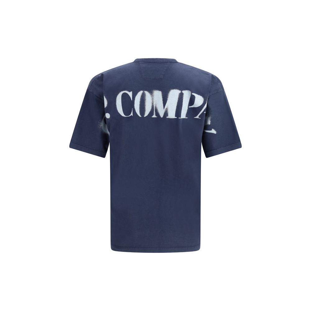 C.P. Company Blue Cotton T-Shirt - Modern Urban Style