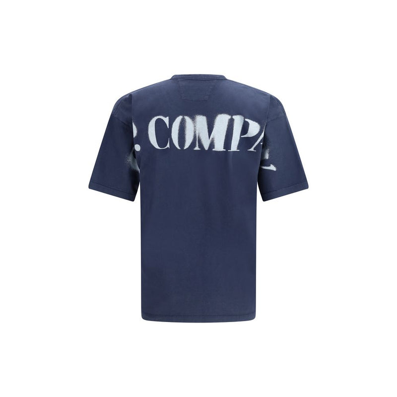 C.P. Company Blauw Katoenen T-shirt