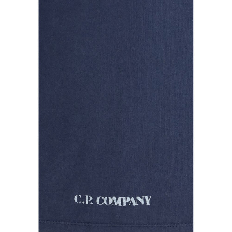 C.P. Company Blauw Katoenen T-shirt