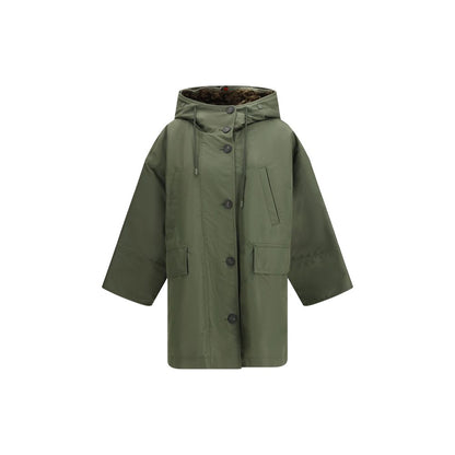 Trench-coat bicolore en coton Max Mara