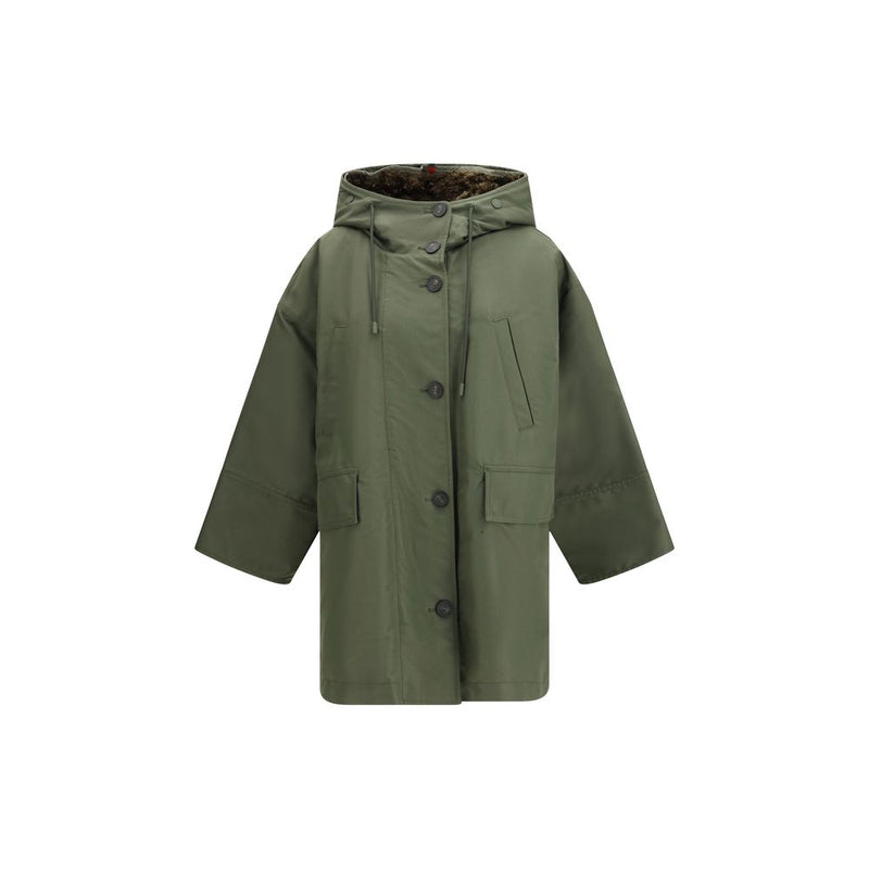 Trench-coat bicolore en coton Max Mara