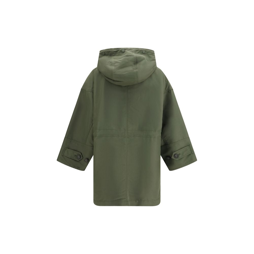 Trench-coat bicolore en coton Max Mara