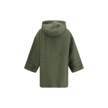Trench-coat bicolore en coton Max Mara