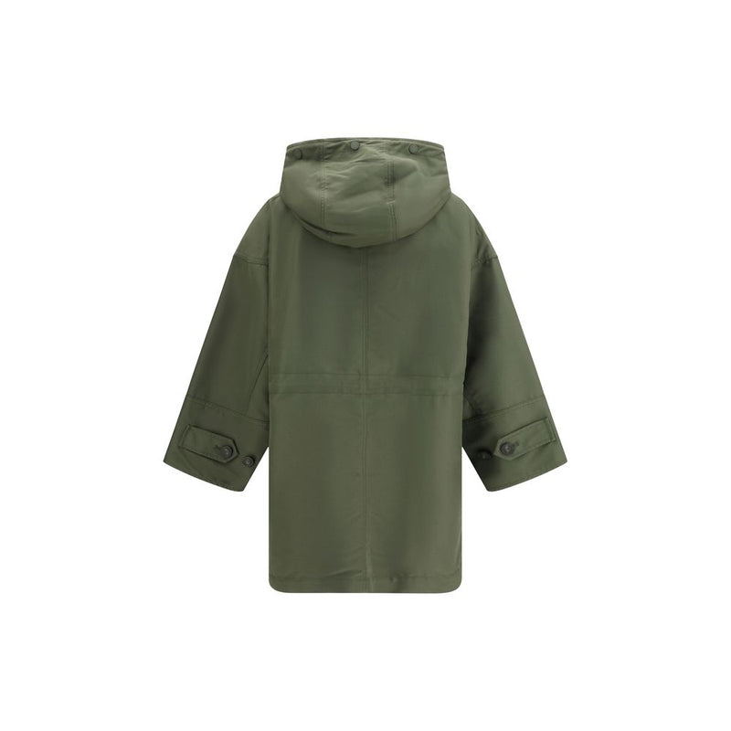 Trench-coat bicolore en coton Max Mara