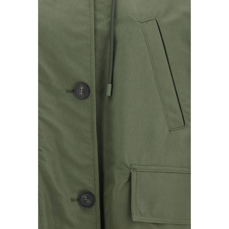 Trench-coat bicolore en coton Max Mara