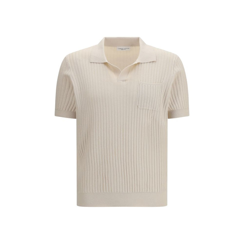 Roberto Collina Beigekleurig Katoenen Poloshirt