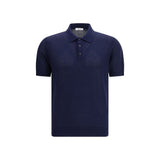 Roberto Collina Blue Cotton Polo Shirt for Men