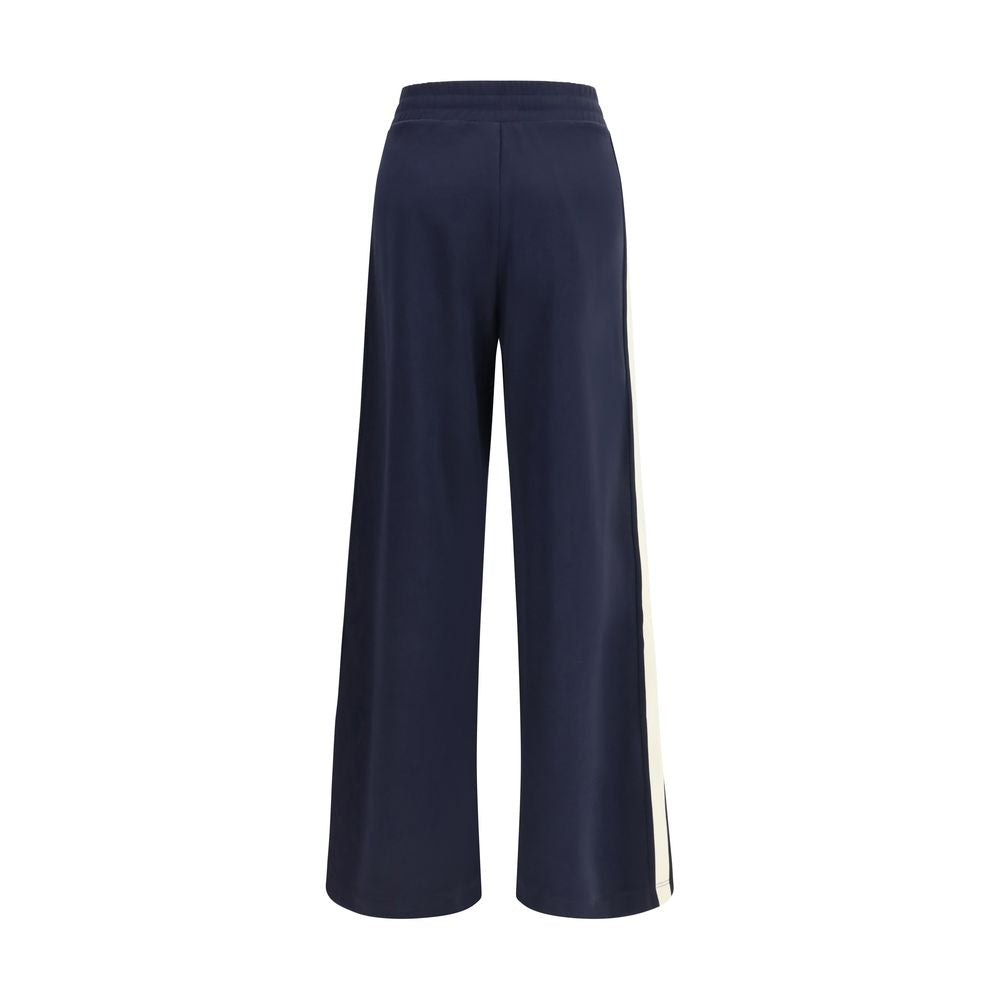 Pantalon décontracté en coton bleu Max Mara