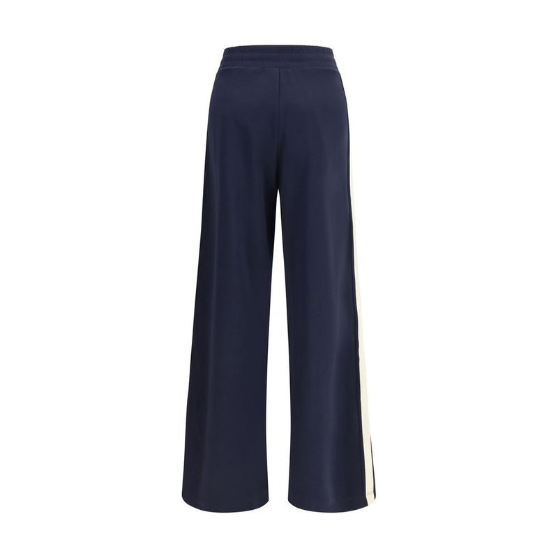 Pantalon décontracté en coton bleu Max Mara