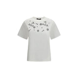 T-shirt blanc en coton Max Mara
