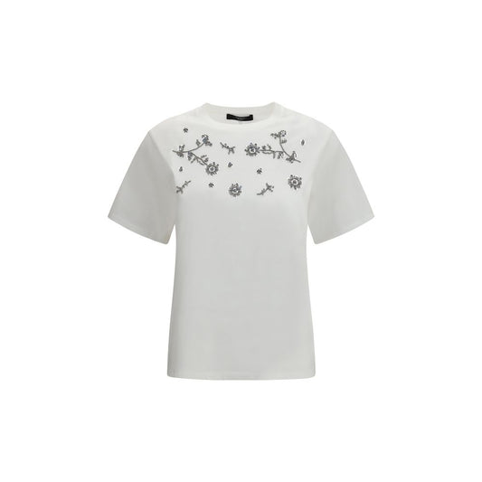 T-shirt blanc en coton Max Mara