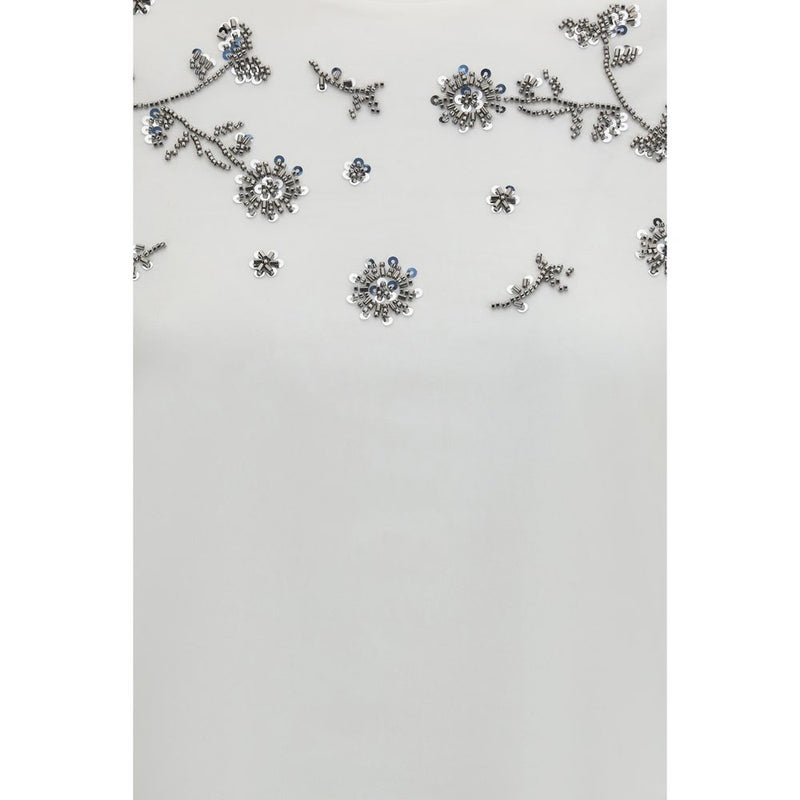 Max Mara White Cotton T-Shirt