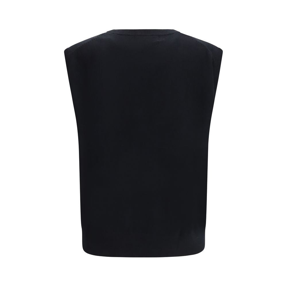 Extreme Cashmere n°423 Lord Black Sleeveless Sweater