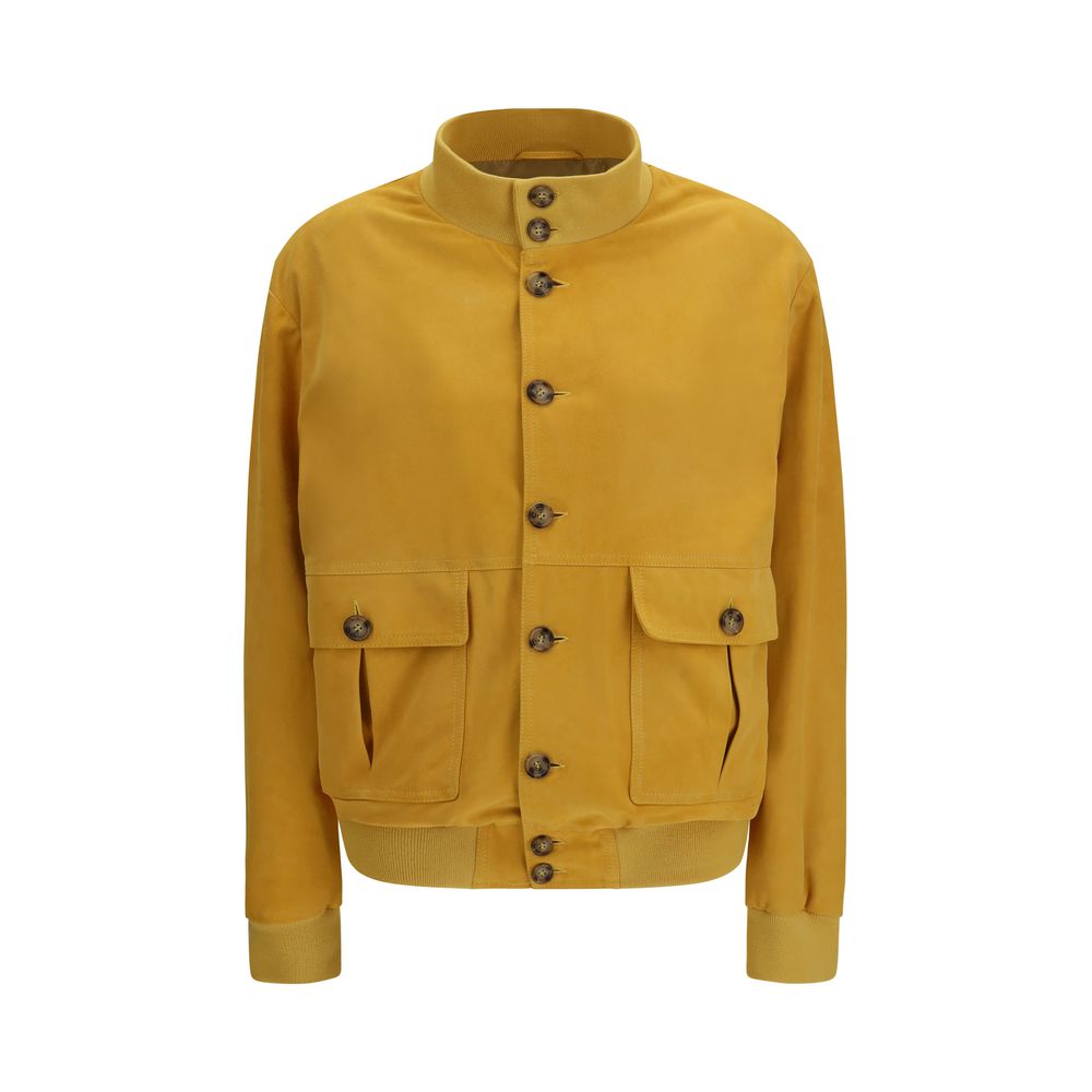 Valstar Bicolor Goatskin Bomber Jacket for Women
