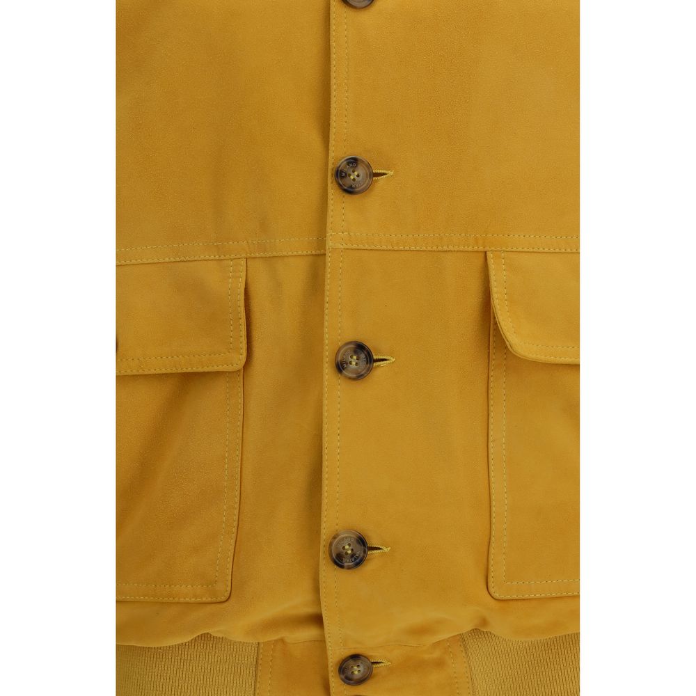 Valstar Bicolor Goatskin Bomber Jacket for Women