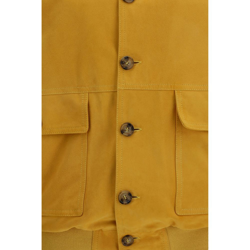 Valstar Bicolor Goatskin Bomber Jacket for Women