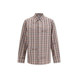 Off-White Multicolor Cotton Oversized Pattern Shirt
