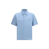 Polo Ferragamo en coton bleu