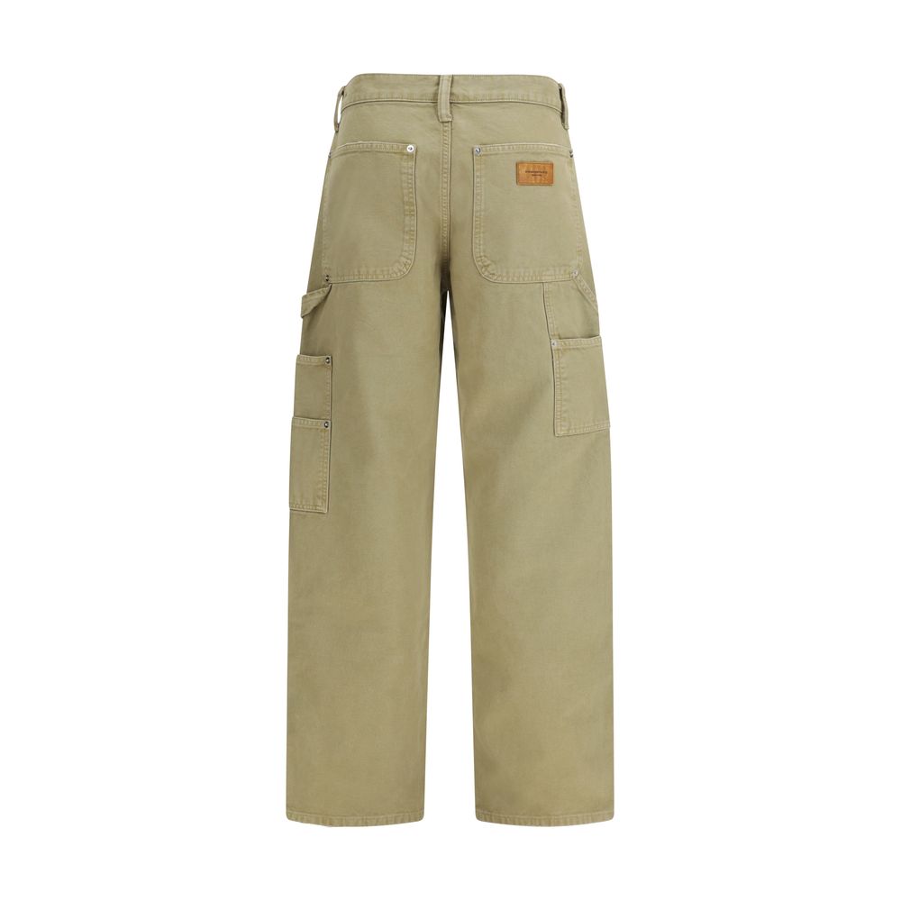 Alexander Wang Bicolor Cotton Cargo Pants - Contemporary Utility