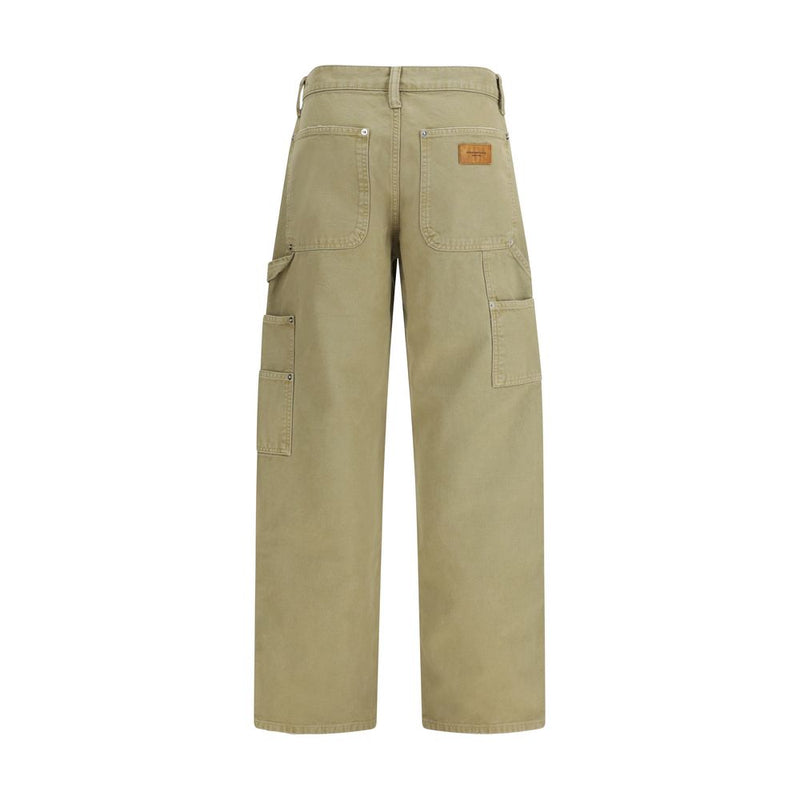 Alexander Wang Bicolor Cotton Cargo Pants - Contemporary Utility