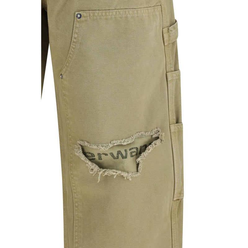 Alexander Wang Bicolor Cotton Cargo Pants - Contemporary Utility