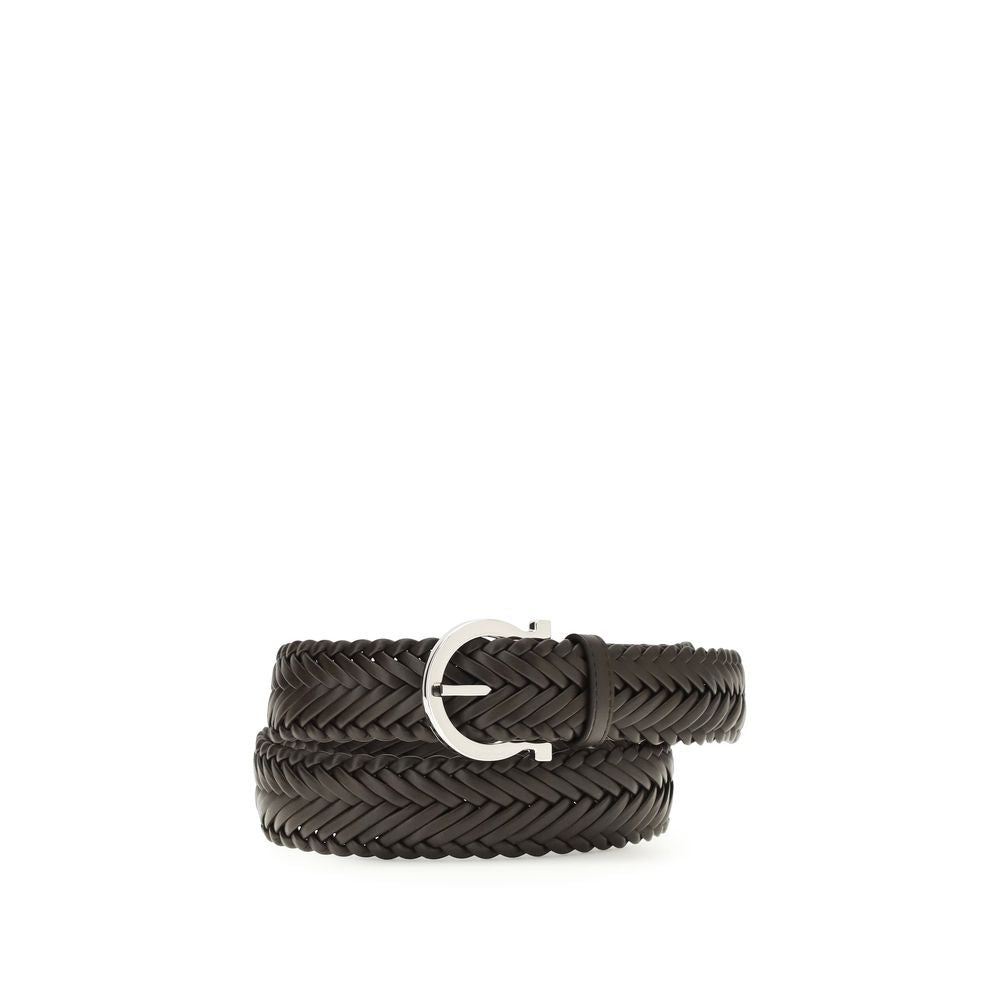Ceinture Ferragamo Bos Taurus Regular en cuir de veau marron
