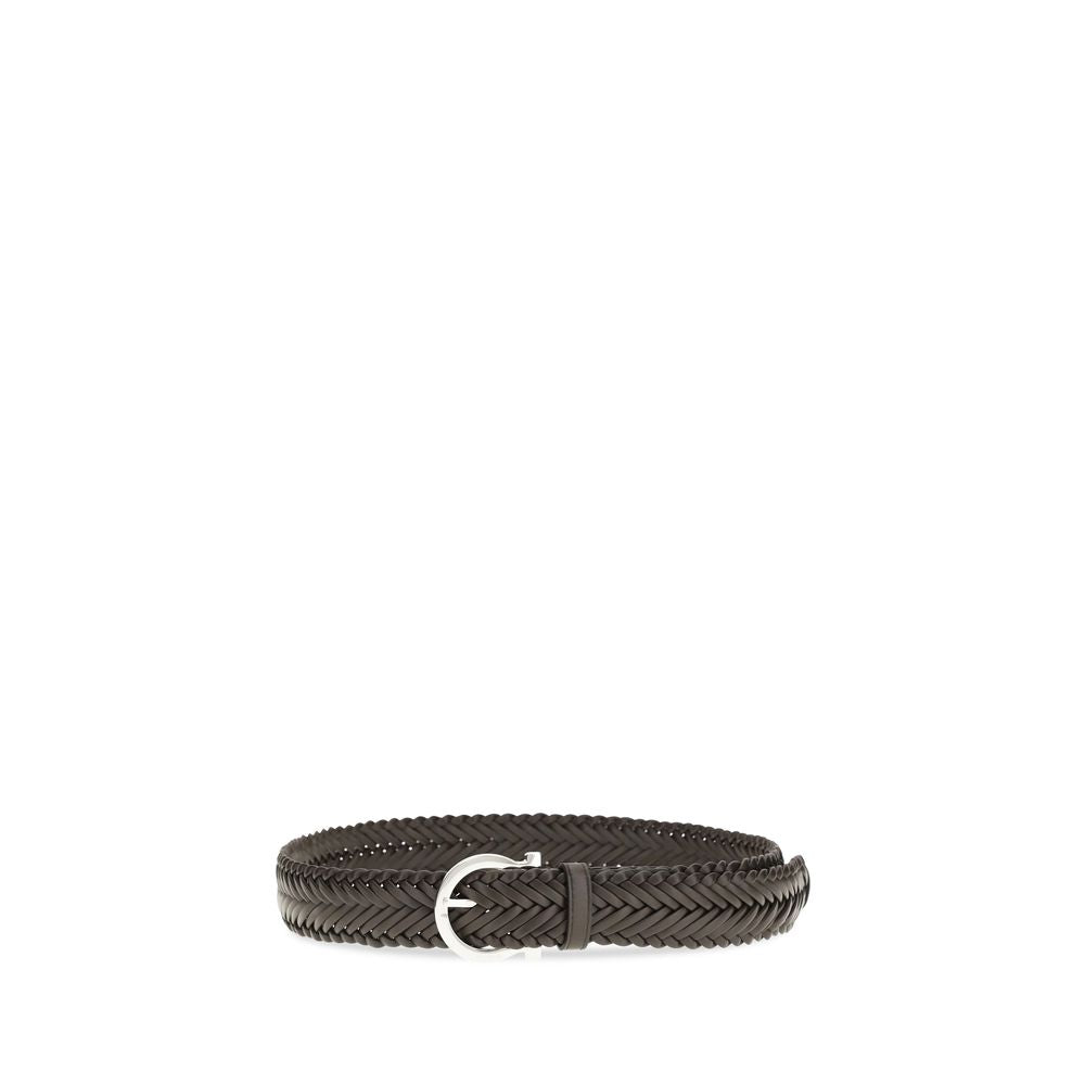 Ceinture Ferragamo Bos Taurus Regular en cuir de veau marron