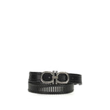 Ceinture Ferragamo Bos Taurus Regular en cuir de veau noir