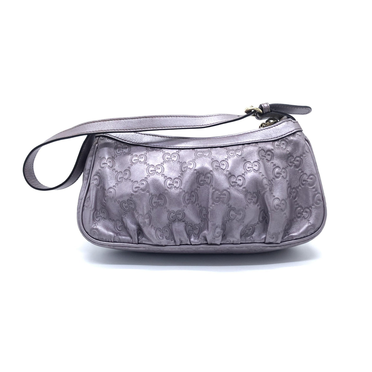 Gucci Metallic Guccissima Lovely Shoulder Bag in Lavender