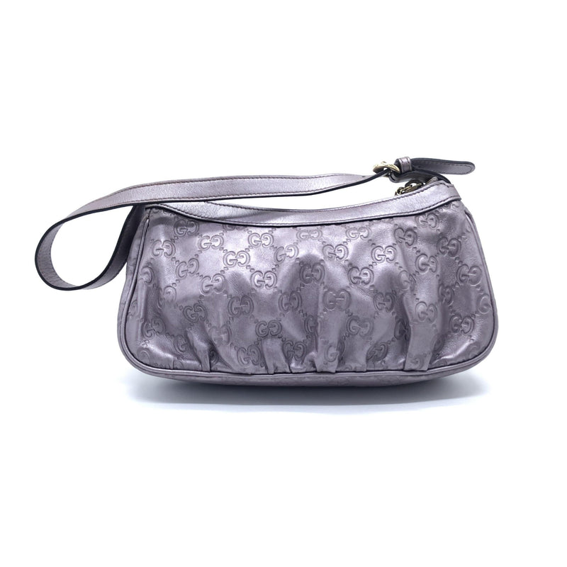 Gucci Metallic Guccissima Lovely Shoulder Bag in Lavender