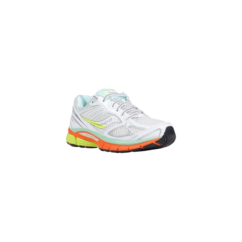 Saucony PROGRID GUIDE 7 White Textile Athletic Sneakers