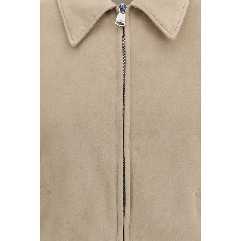 Valstar Blouson Bomber Beige Agneau Ovis Aries Aries