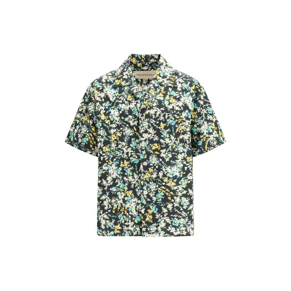 Valentino Multicolor Cotton Pattern Shirt - Oversized Fit